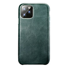 Coque Luxe Cuir Housse Etui R03 pour Apple iPhone 11 Pro Max Vert