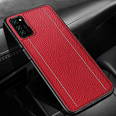 Coque Luxe Cuir Housse Etui R03 pour Huawei Honor V30 Pro 5G Rouge