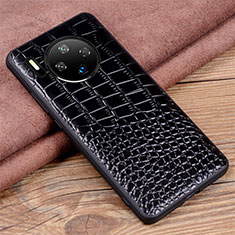 Coque Luxe Cuir Housse Etui R03 pour Huawei Mate 30 Pro 5G Noir