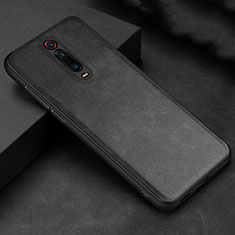 Coque Luxe Cuir Housse Etui R04 pour Xiaomi Mi 9T Pro Noir