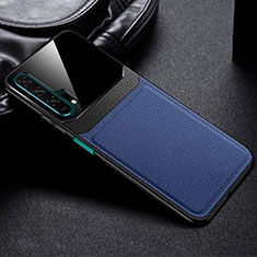Coque Luxe Cuir Housse Etui R05 pour Huawei Honor 20 Pro Bleu