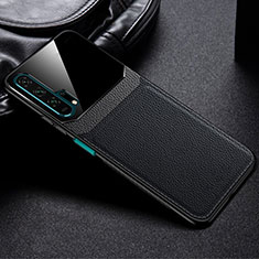 Coque Luxe Cuir Housse Etui R05 pour Huawei Honor 20 Pro Noir
