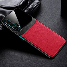 Coque Luxe Cuir Housse Etui R05 pour Huawei Honor 20 Pro Rouge