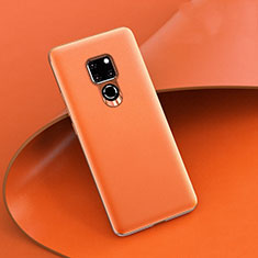 Coque Luxe Cuir Housse Etui R08 pour Huawei Mate 20 Orange