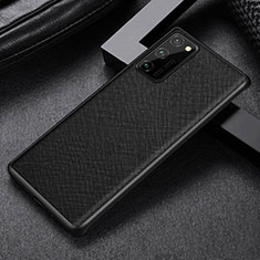 Coque Luxe Cuir Housse Etui R09 pour Huawei Honor V30 Pro 5G Noir