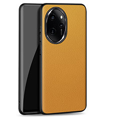 Coque Luxe Cuir Housse Etui S01 pour Huawei Honor 100 Pro 5G Orange