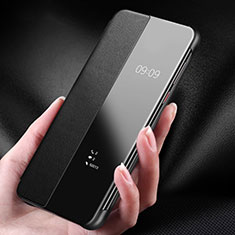 Coque Luxe Cuir Housse Etui S01 pour Huawei P30 Pro New Edition Noir