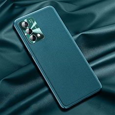 Coque Luxe Cuir Housse Etui S01 pour Oppo K9 5G Vert