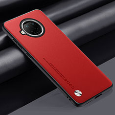 Coque Luxe Cuir Housse Etui S01 pour Xiaomi Mi 10T Lite 5G Rouge