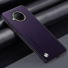 Coque Luxe Cuir Housse Etui S01 pour Xiaomi Mi 10T Lite 5G Violet