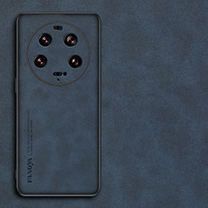 Coque Luxe Cuir Housse Etui S01 pour Xiaomi Mi 13 Ultra 5G Bleu