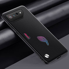 Coque Luxe Cuir Housse Etui S02 pour Asus ROG Phone 7 Ultimate Gris Fonce