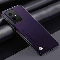 Coque Luxe Cuir Housse Etui S02 pour Huawei Honor 100 5G Violet