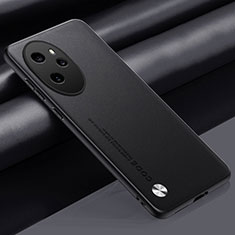 Coque Luxe Cuir Housse Etui S02 pour Huawei Honor 100 Pro 5G Noir