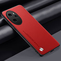 Coque Luxe Cuir Housse Etui S02 pour Huawei Honor 100 Pro 5G Rouge