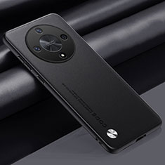 Coque Luxe Cuir Housse Etui S02 pour Huawei Honor Magic6 Lite 5G Noir