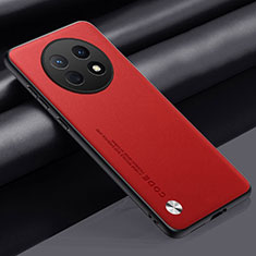 Coque Luxe Cuir Housse Etui S02 pour Huawei Nova Y91 Rouge