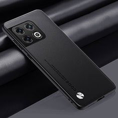 Coque Luxe Cuir Housse Etui S02 pour OnePlus 10 Pro 5G Noir