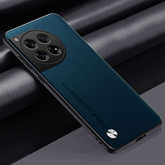 Coque Luxe Cuir Housse Etui S02 pour OnePlus 12 5G Bleu