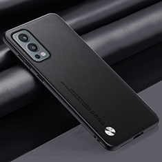 Coque Luxe Cuir Housse Etui S02 pour OnePlus Nord 2 5G Noir