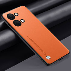 Coque Luxe Cuir Housse Etui S02 pour OnePlus Nord 3 5G Orange