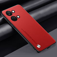 Coque Luxe Cuir Housse Etui S02 pour OnePlus Nord 3 5G Rouge