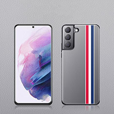 Coque Luxe Cuir Housse Etui S02 pour Samsung Galaxy S21 Plus 5G Mixte