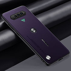 Coque Luxe Cuir Housse Etui S02 pour Xiaomi Black Shark 4 5G Violet