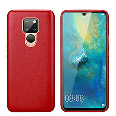 Coque Luxe Cuir Housse Etui S03 pour Huawei Mate 20 Rouge