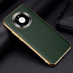 Coque Luxe Cuir Housse Etui S03 pour Huawei Mate 40E Pro 4G Vert