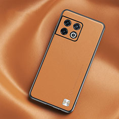 Coque Luxe Cuir Housse Etui S03 pour OnePlus 10 Pro 5G Orange