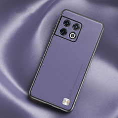 Coque Luxe Cuir Housse Etui S03 pour OnePlus 10 Pro 5G Violet Clair