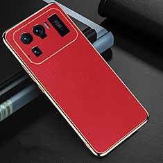 Coque Luxe Cuir Housse Etui S03 pour Xiaomi Mi 11 Ultra 5G Rouge