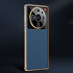 Coque Luxe Cuir Housse Etui S03 pour Xiaomi Mi 12 Ultra 5G Bleu