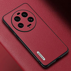 Coque Luxe Cuir Housse Etui S03 pour Xiaomi Mi 13 Ultra 5G Rouge