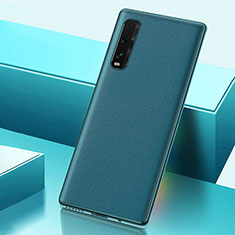 Coque Luxe Cuir Housse Etui S04 pour Oppo Find X2 Vert