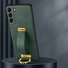 Coque Luxe Cuir Housse Etui S06 pour Samsung Galaxy S23 Plus 5G Vert