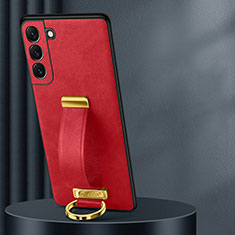 Coque Luxe Cuir Housse Etui S06 pour Samsung Galaxy S24 Plus 5G Rouge