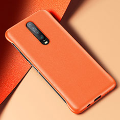 Coque Luxe Cuir Housse Etui S06 pour Xiaomi Poco X2 Orange