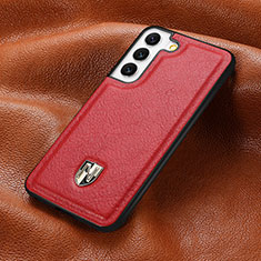 Coque Luxe Cuir Housse Etui S06D pour Samsung Galaxy S23 Plus 5G Rouge