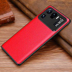 Coque Luxe Cuir Housse Etui S07 pour Xiaomi Mi 11 Ultra 5G Rouge