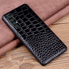 Coque Luxe Cuir Housse Etui S08 pour Oppo Find X2 Neo Noir