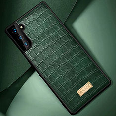Coque Luxe Cuir Housse Etui S08 pour Samsung Galaxy S23 Plus 5G Vert