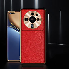 Coque Luxe Cuir Housse Etui S10 pour Xiaomi Mi 12 Ultra 5G Rouge