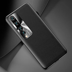Coque Luxe Cuir Housse Etui T01 pour Xiaomi Mi 10 Noir