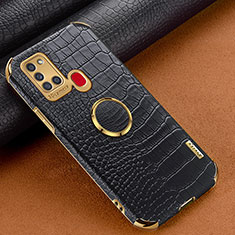 Coque Luxe Cuir Housse Etui XD1 pour Samsung Galaxy A21s Noir
