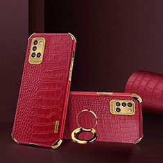 Coque Luxe Cuir Housse Etui XD1 pour Samsung Galaxy A31 Rouge