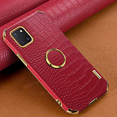 Coque Luxe Cuir Housse Etui XD1 pour Samsung Galaxy A81 Rouge