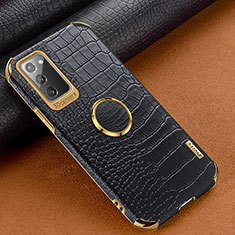 Coque Luxe Cuir Housse Etui XD1 pour Samsung Galaxy Note 20 5G Noir