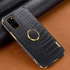 Coque Luxe Cuir Housse Etui XD1 pour Samsung Galaxy S20 Plus 5G Noir